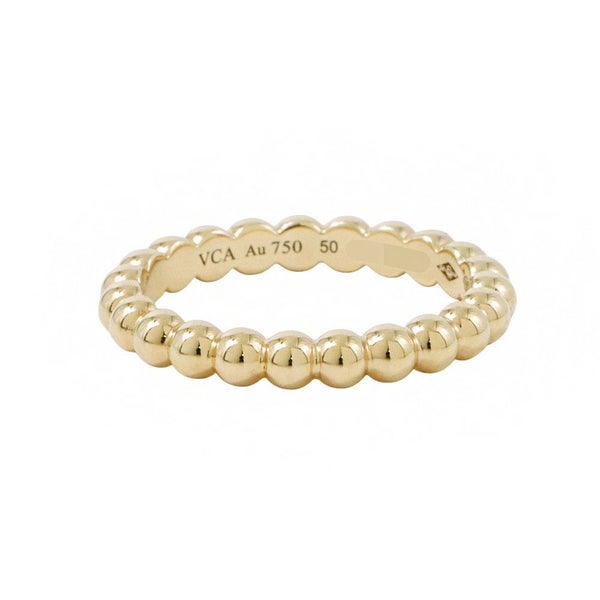 ヴァンクリーフ&アーペル リング ペルレ ゴールドパール ミディアム K18YGイエローゴールド サイズ50 VCARO3Y550/VCARO3Y500 指輪