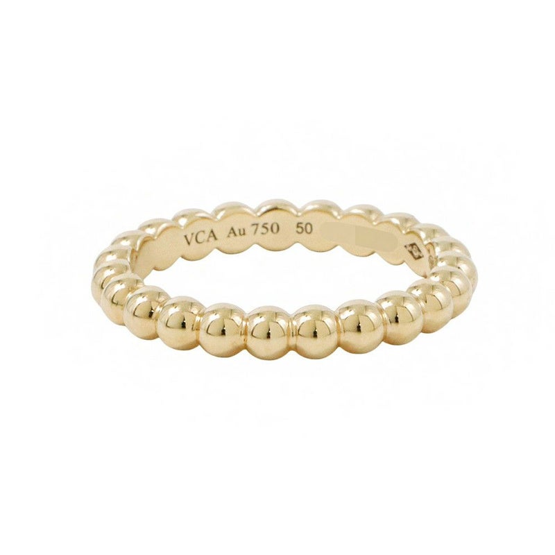 ヴァンクリーフ&アーペル リング ペルレ ゴールドパール ミディアム K18YGイエローゴールド サイズ50 VCARO3Y550/VCARO3Y500 指輪