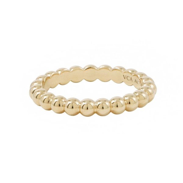 ヴァンクリーフ&アーペル リング ペルレ ゴールドパール ミディアム K18YGイエローゴールド サイズ50 VCARO3Y550/VCARO3Y500 指輪