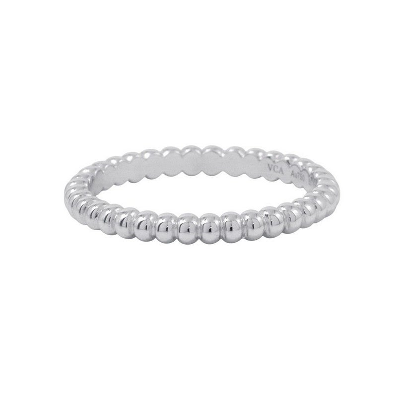 ヴァンクリーフ&アーペル リング ペルレ ゴールドパール スモール K18WGホワイトゴールド サイズ50 VCARPJME50/VCARPJME00 指輪