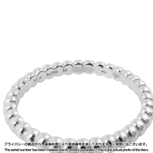 ヴァンクリーフ&アーペル リング ペルレ ゴールドパール スモール K18WGホワイトゴールド サイズ50 VCARPJME50/VCARPJME00 指輪