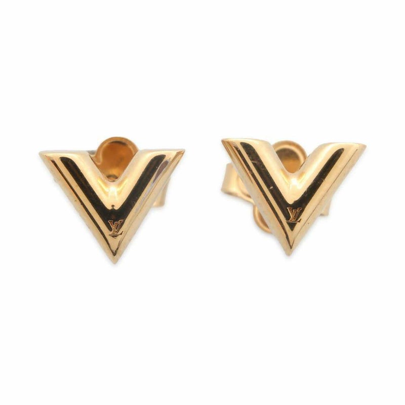 ルイヴィトン ピアス スタッズ イヤリング エセンシャル V M68153 LOUIS VUITTON アクセサリー ロゴ