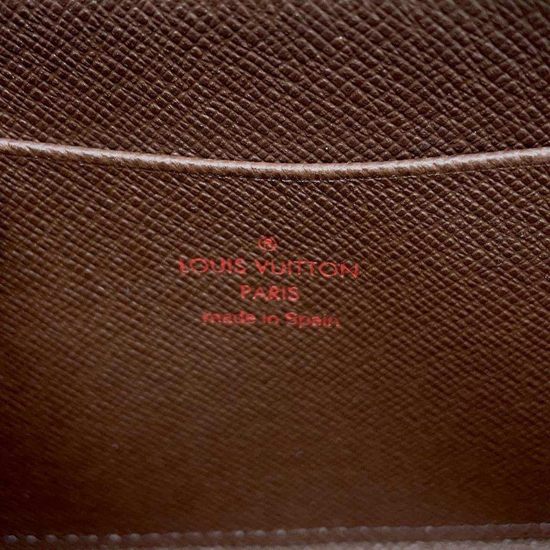 ルイヴィトン 長財布 ダミエ・エベヌ ポルトモネ・ジップ N61728 ヴィトン 財布