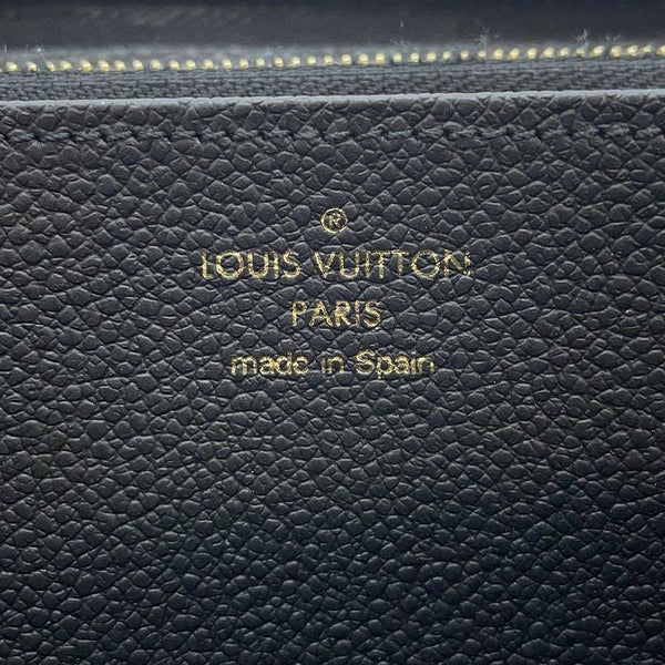 ルイヴィトン 長財布 モノグラム・アンプラント ジッピーウォレット M82649 LOUIS VUITTON 黒