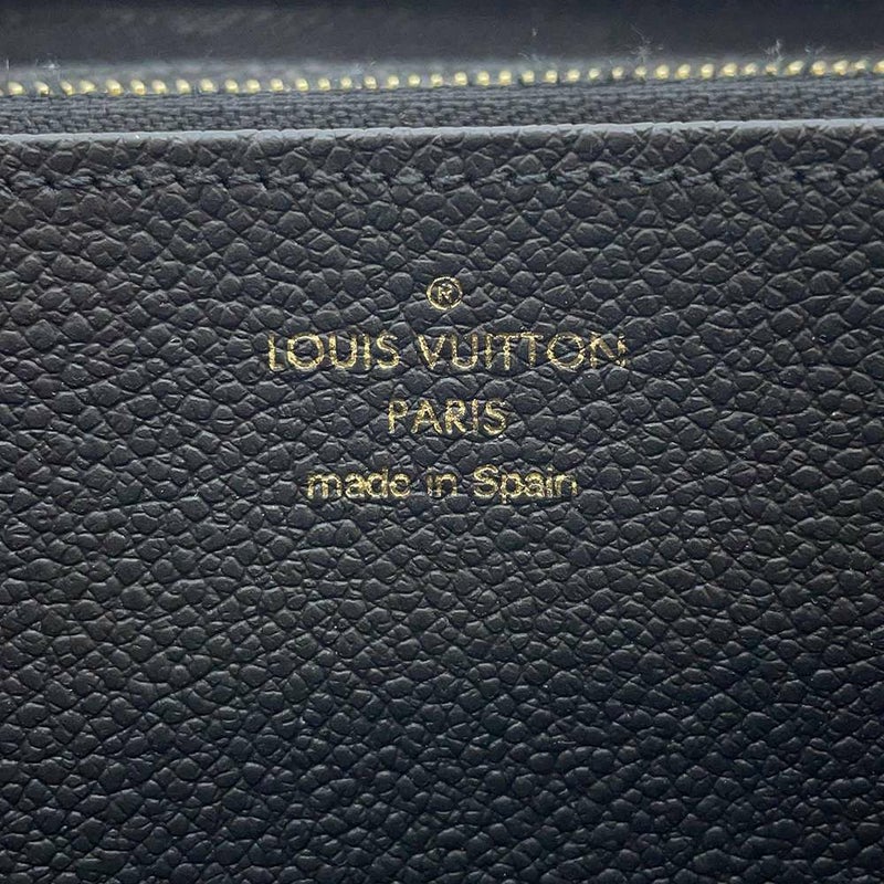 ルイヴィトン 長財布 モノグラム・アンプラント ジッピーウォレット M82649 LOUIS VUITTON 黒