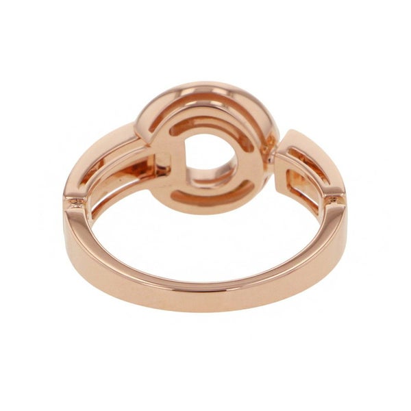 ブルガリ リング ブルガリ・ブルガリ オープンワーク リング マザーオブパール ダイヤ 0.04ct K18PG サイズ50 357533 指輪