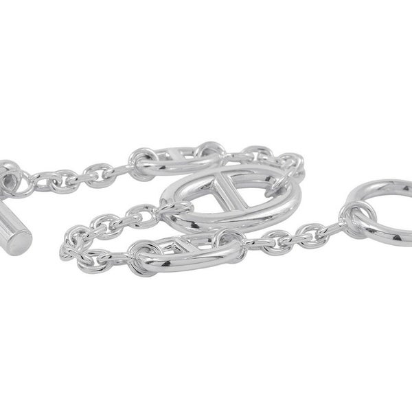 エルメス ブレスレット シェーヌダンクル ファランドール SV925シルバー サイズSH HERMES ジュエリー