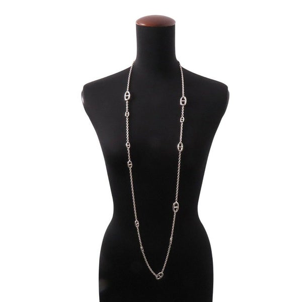 エルメス ネックレス シェーヌダンクル ファランドール SV925シルバー サイズ120 HERMES ジュエリー