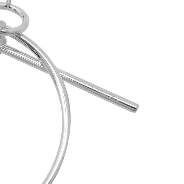 エルメス ピアス ループMM Loop SV925シルバー HERMES フープ ジュエリー アクセサリー