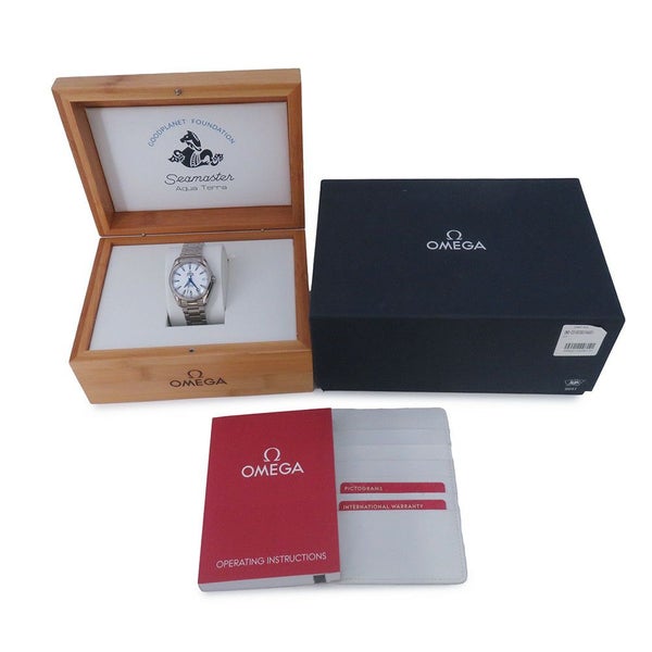 オメガ シーマスターアクアテラ 150M グッドプラネット 231.90.39.21.04.001 OMEGA 腕時計 白文字盤