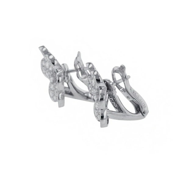 ヴァンクリーフ&アーペル ピアス フリヴォル イヤリング スモールモデル ダイヤモンド 86P 1.61ct K18WGホワイトゴールド VCARB65800