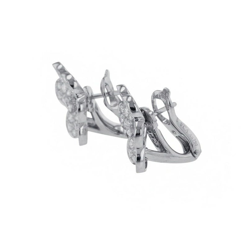 ヴァンクリーフ&アーペル ピアス フリヴォル イヤリング スモールモデル ダイヤモンド 86P 1.61ct K18WGホワイトゴールド VCARB65800