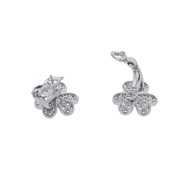 ヴァンクリーフ&アーペル ピアス フリヴォル イヤリング スモールモデル ダイヤモンド 86P 1.61ct K18WGホワイトゴールド VCARB65800