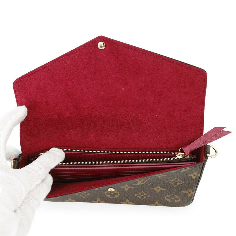 ルイヴィトン チェーンウォレット モノグラム ポシェット・フェリシー M81896 LOUIS VUITTON ショルダーバッグ