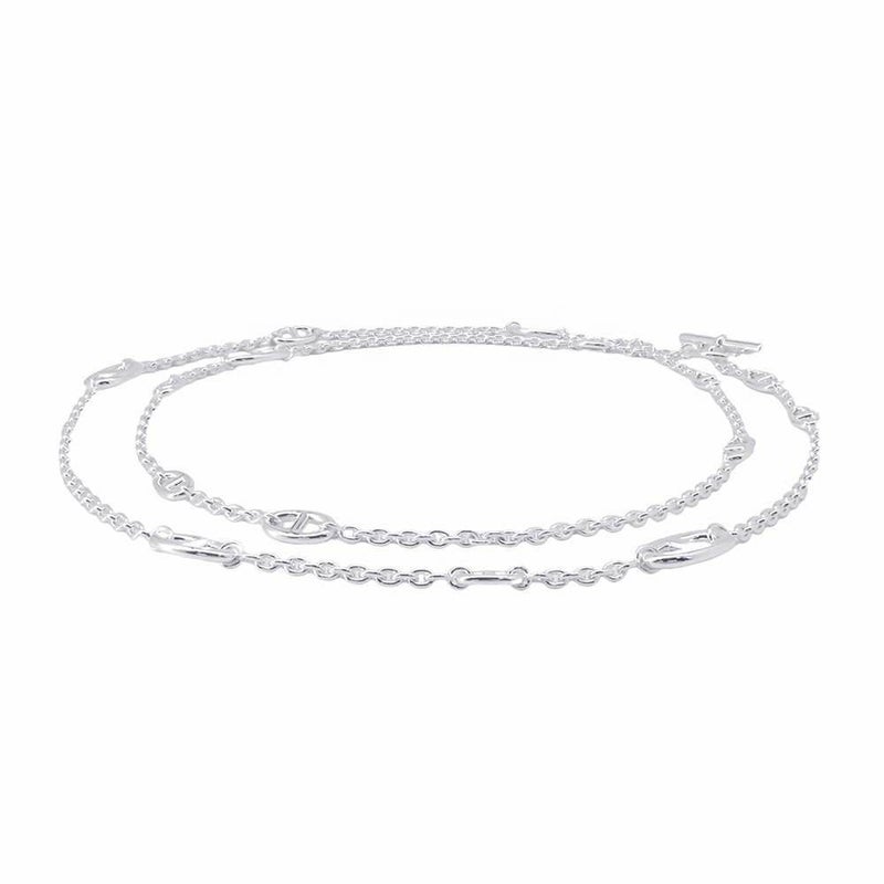 エルメス ネックレス シェーヌダンクル ファランドール 120 SV925シルバー HERMES ジュエリー