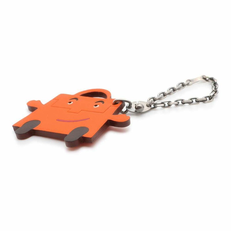 エルメス バッグチャーム ケリードール オレンジ/シルバー金具 タデラクト HERMES キーホルダー