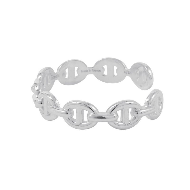 エルメス ブレスレット シェーヌダンクル アンシェネ サイズSH SV925シルバー HERMES ジュエリー バングル