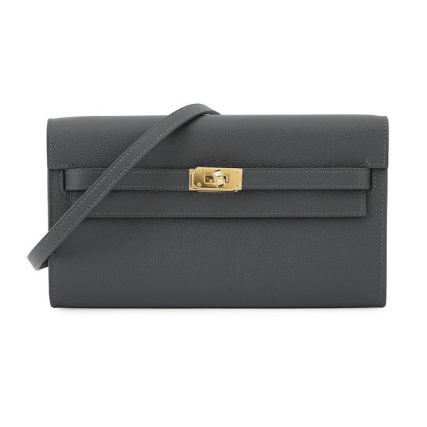 エルメス ケリーウォレット ロング トゥーゴー アルドワーズ/ゴールド金具 エバーカラー W刻印 HERMES 財布