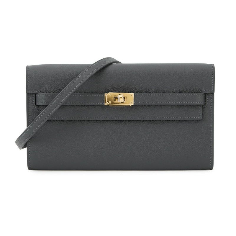 エルメス ケリーウォレット ロング トゥーゴー アルドワーズ/ゴールド金具 エバーカラー W刻印 HERMES 財布