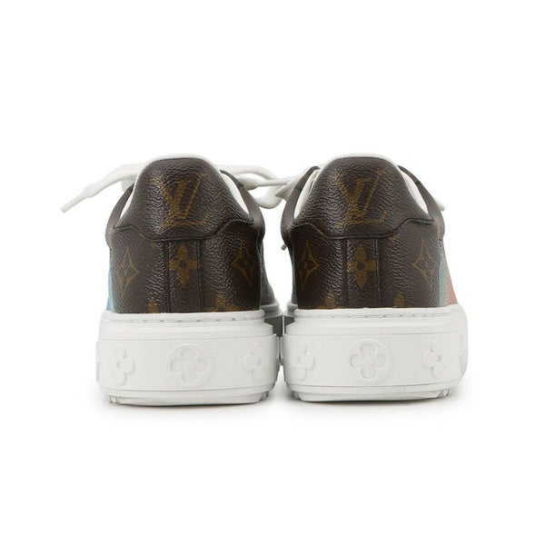 ルイヴィトン スニーカー LV × YK タイム・アウト スニーカー パンプキン レディースサイズ35 1/2 靴 草間彌生