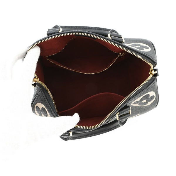 ルイヴィトン ハンドバッグ バイカラーモノグラム・アンプラント スピーディ・バンドリエール25 M58947 2way 黒 ブラック