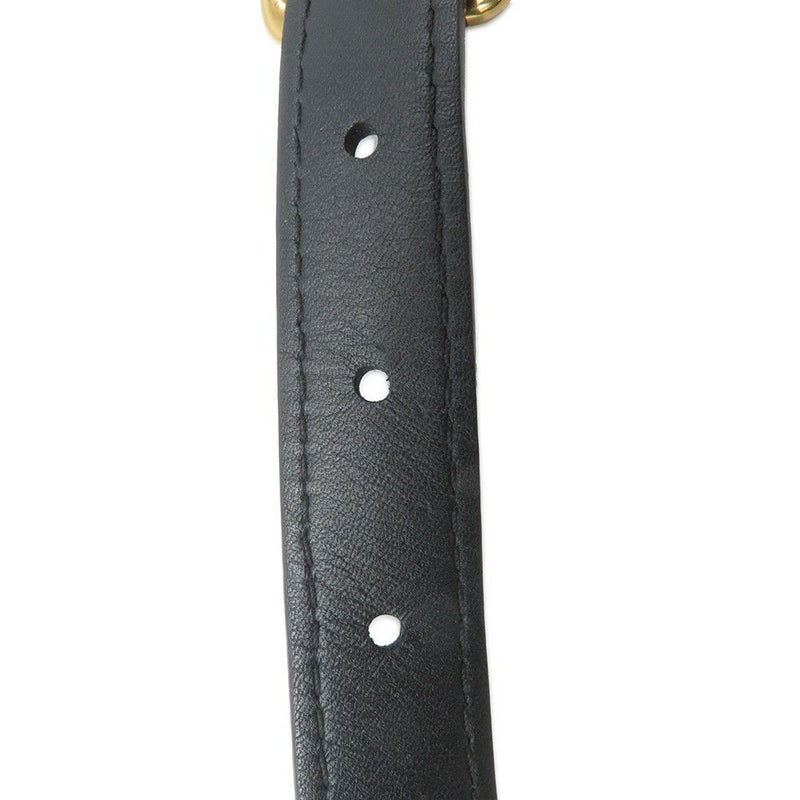 ルイヴィトン ボディバッグ カーフレザー ニューウェーブ バムバッグ M53750 ウエストバッグ 黒 ブラック