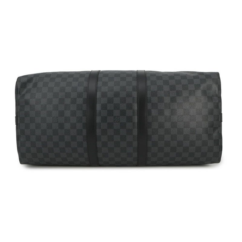 ルイヴィトン ボストンバッグ ダミエ・グラフィット キーポル・バンドリエール 55 N41413 ヴィトン トラベル 黒 ブラック