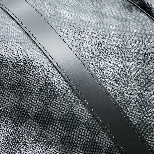 ルイヴィトン ボストンバッグ ダミエ・グラフィット キーポル・バンドリエール 55 N41413 ヴィトン トラベル 黒 ブラック