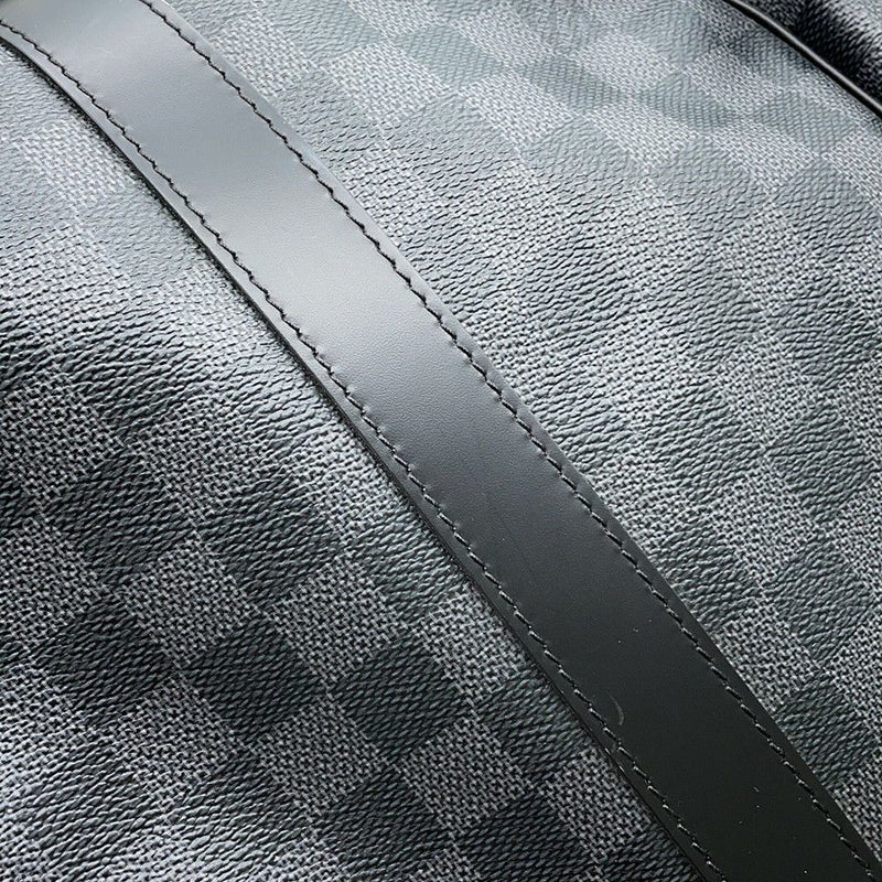 ルイヴィトン ボストンバッグ ダミエ・グラフィット キーポル・バンドリエール 55 N41413 ヴィトン トラベル 黒 ブラック