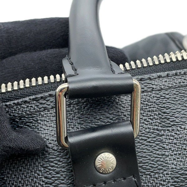 ルイヴィトン ボストンバッグ ダミエ・グラフィット キーポル・バンドリエール 55 N41413 ヴィトン トラベル 黒 ブラック