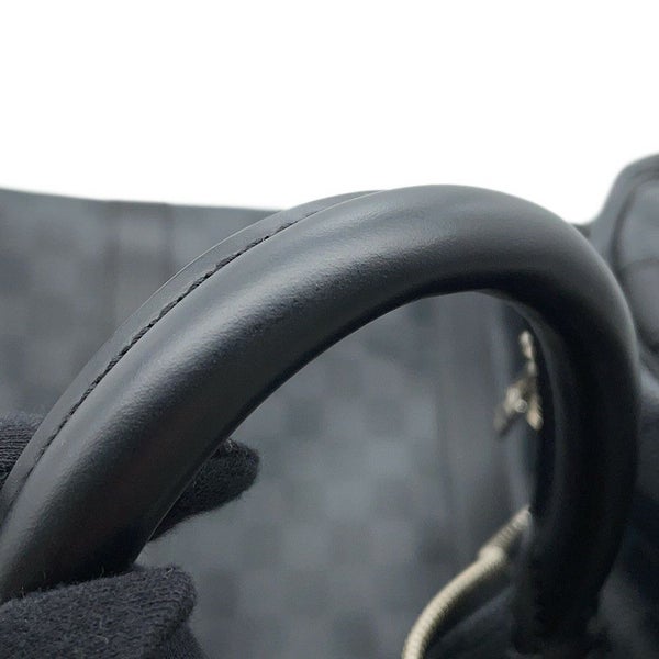 ルイヴィトン ボストンバッグ ダミエ・グラフィット キーポル・バンドリエール 55 N41413 ヴィトン トラベル 黒 ブラック