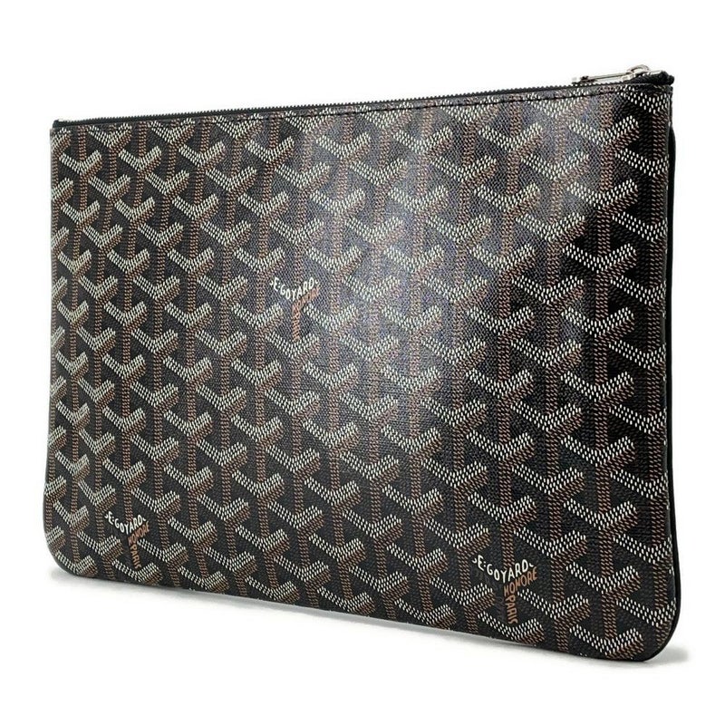 ゴヤール クラッチバッグ セナMM PVC SENAT2MMLTY01CL01P GOYARD メンズ セカンドバッグ 黒