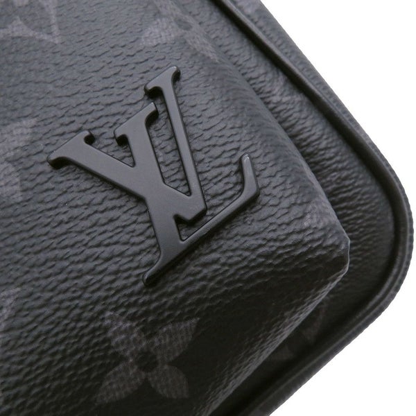 ルイヴィトン ボディバッグ モノグラム・エクリプス アヴェニュー・スリングバッグPM M47137 ブラック 黒