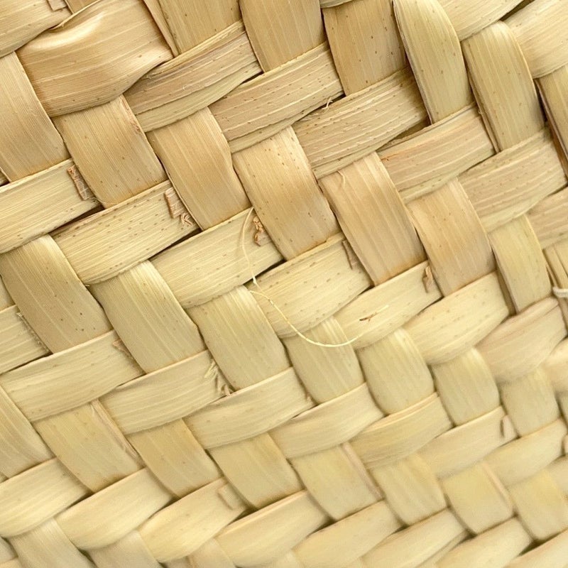 プラダ トートバッグ ウーブンパーム かごバッグ ストロー 1BG314 PRADA 白