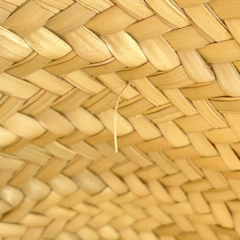 プラダ トートバッグ ウーブンパーム かごバッグ ストロー 1BG314 PRADA 白