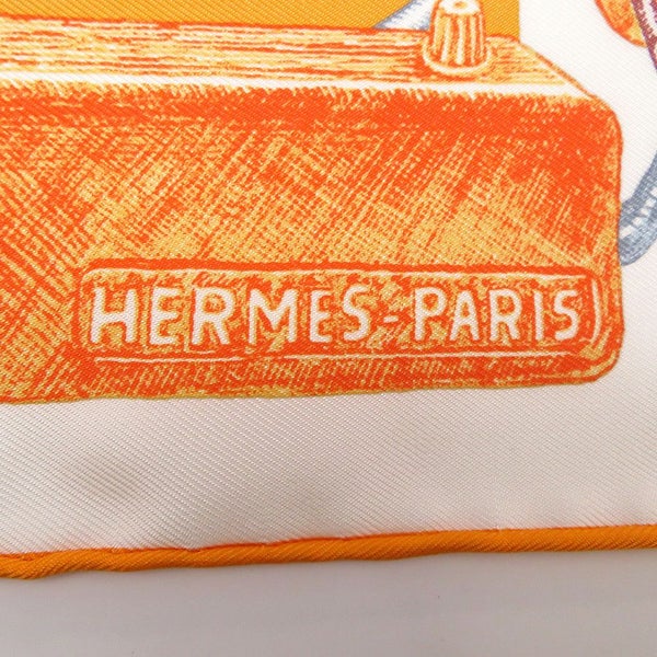 エルメス スカーフ カレ45 シュヴァロスコープ・ネオン CHEVALOSCOPE NEON HERMES シルク 2023春夏