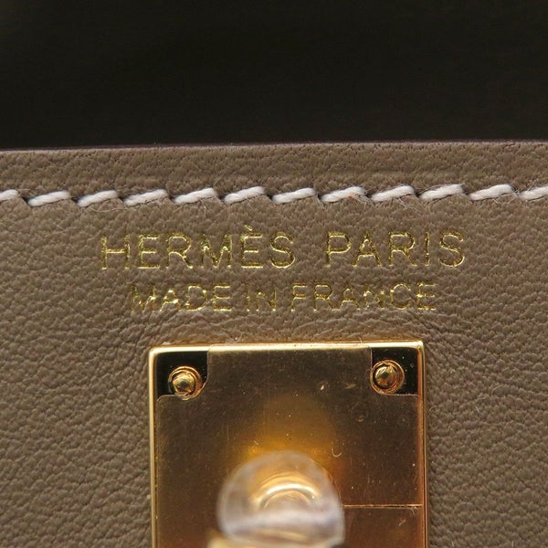 エルメス バッグチャーム ケリー フェスティバル チャーム エトゥープ/ゴールド金具 スイフト B刻印