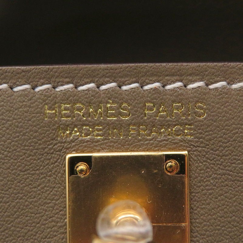 エルメス バッグチャーム ケリー フェスティバル チャーム エトゥープ/ゴールド金具 スイフト B刻印