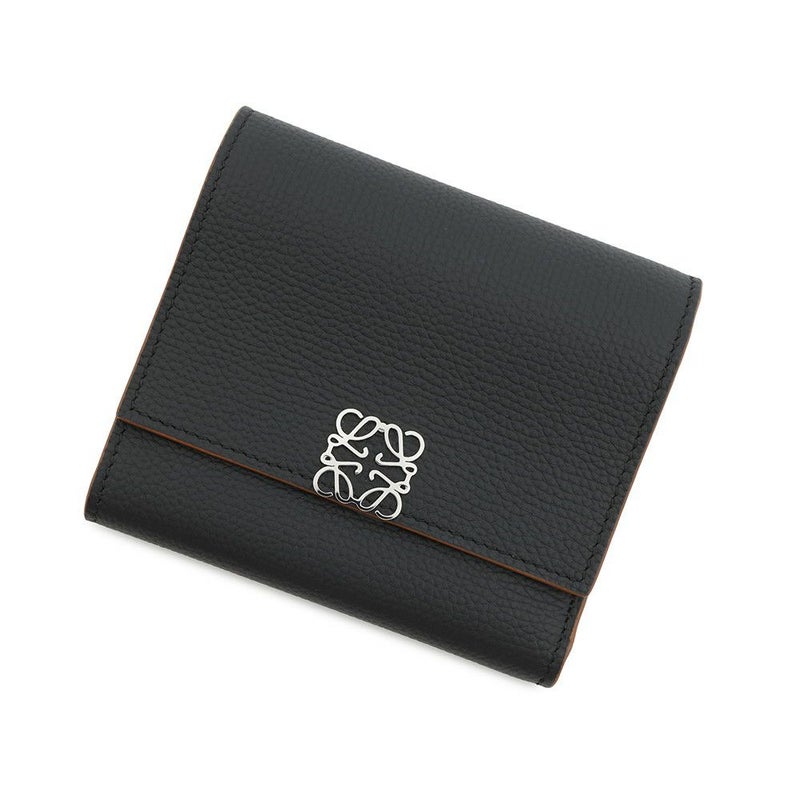 ロエベ 三つ折り財布 アナグラム バーティカル ウォレット LOEWE 財布 黒