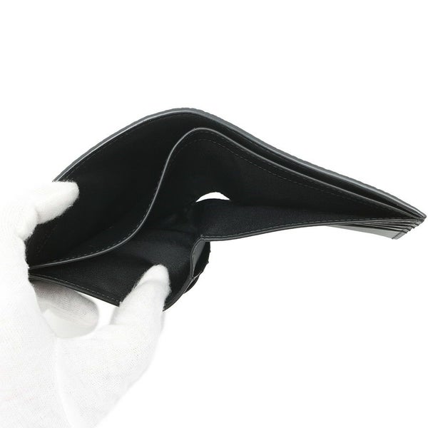 ロエベ 二つ折り財布 アナグラム バイフォールド ウォレット C500302X02 LOEWE 財布 メンズ 黒