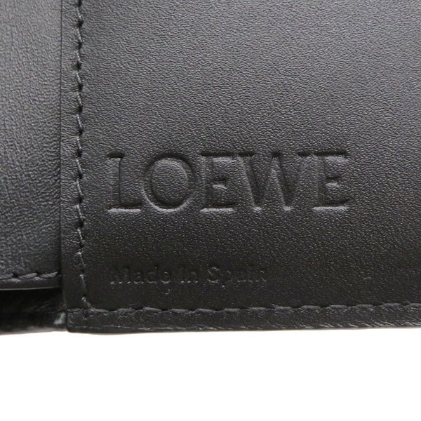 ロエベ 二つ折り財布 アナグラム バイフォールド ウォレット C500302X02 LOEWE 財布 メンズ 黒