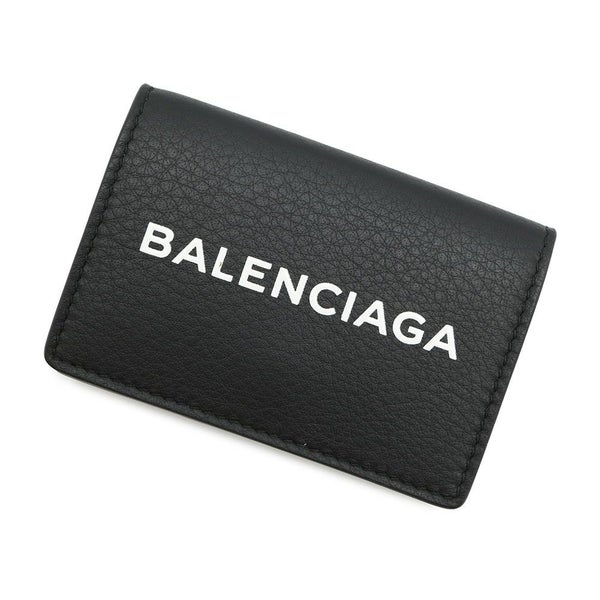 バレンシアガ 三つ折り財布 エブリデイ 505055 BALENCIAGA 財布 黒