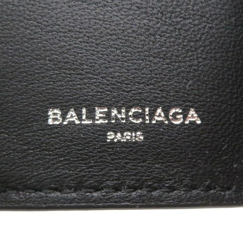 バレンシアガ 三つ折り財布 エブリデイ 505055 BALENCIAGA 財布 黒