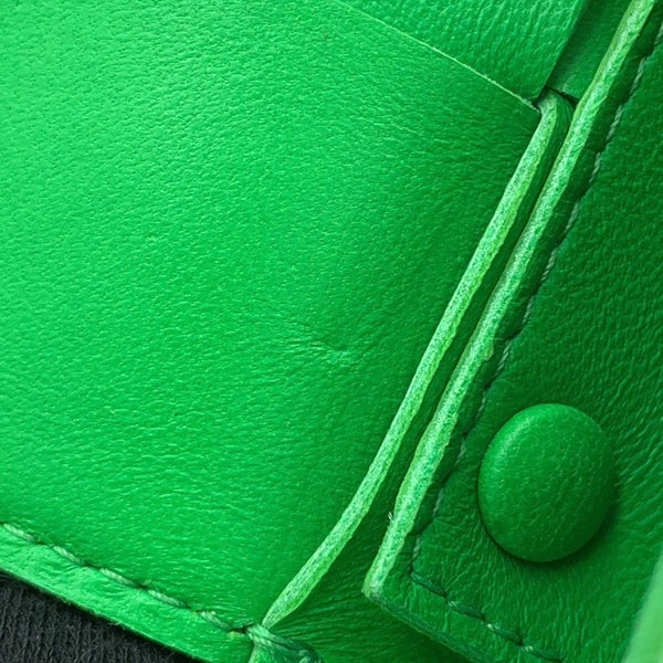 ボッテガヴェネタ ショルダーバッグ キャンディー カセット ラムスキン 666688 BOTTEGA VENETA グリーン