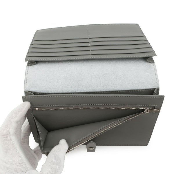 セリーヌ 長財布 ラージ マルチファクション レザー 104873 CELINE 二つ折り バイカラー