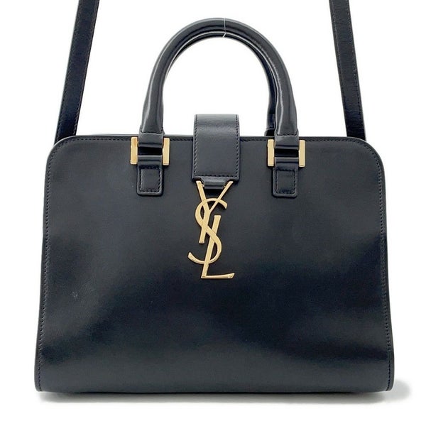 サンローランパリ ハンドバッグ ベイビーカバス 472466 SAINT LAURENT PARIS 2way 黒