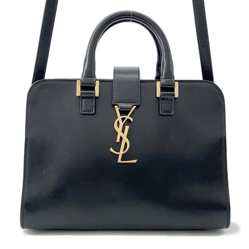 サンローランパリ ハンドバッグ ベイビーカバス 472466 SAINT LAURENT PARIS 2way 黒