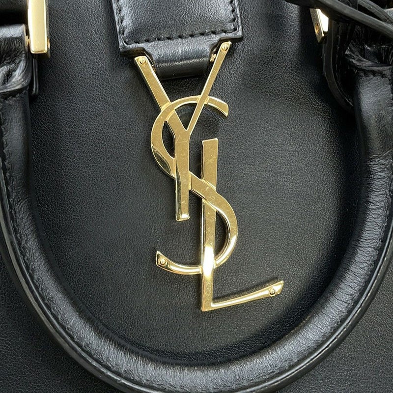 サンローランパリ ハンドバッグ ベイビーカバス 472466 SAINT LAURENT PARIS 2way 黒