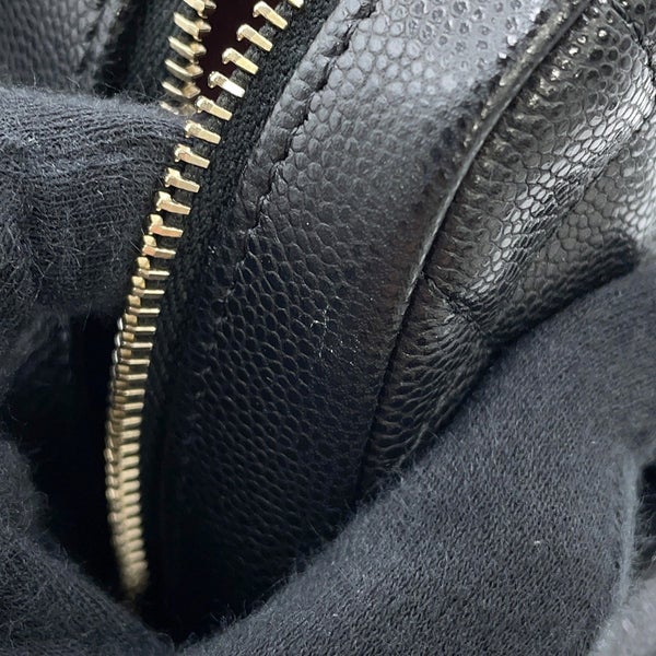 シャネル リュック マトラッセ ココマーク キャビアスキン ミニ AP3753 CHANEL 2way バッグ バックパック 黒