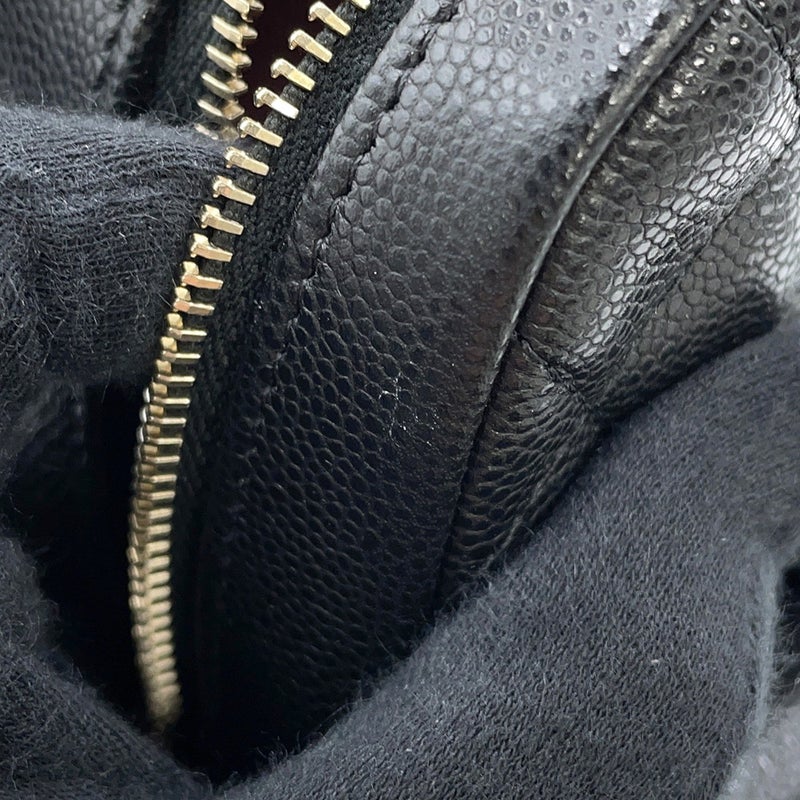 シャネル リュック マトラッセ ココマーク キャビアスキン ミニ AP3753 CHANEL 2way バッグ バックパック 黒